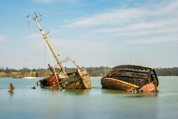 Pin Mill wrecks long exposure 1