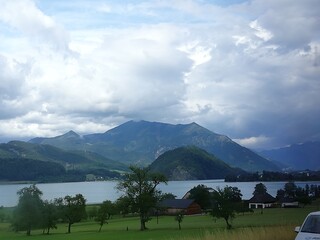 Fototapeta premium lake and mountains
