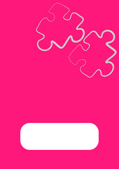 Vertical illustration format A4 - the design of the screen of the phone or tablet for inscriptions and photos