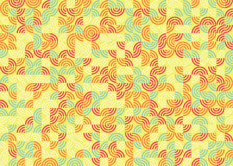 Abstract Geometric Pattern generative computational art illustration