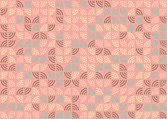 Abstract Geometric Pattern generative computational art illustration