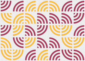 Abstract Geometric Pattern generative computational art illustration