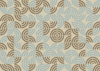 Abstract Geometric Pattern generative computational art illustration