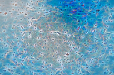 Beautiful multi-colored mosaic. Mixing colors. 3D Background or texture.