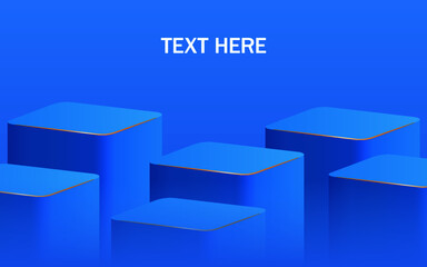 Fototapeta premium 3d modern abstract background