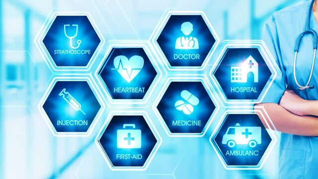Medical Hexagonal Touch Screen Concept