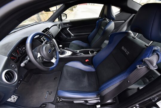 Subaru BRZ. Final edition for Europe. Cabin interior. 03-10-2021, Prague, Czech Republic.
