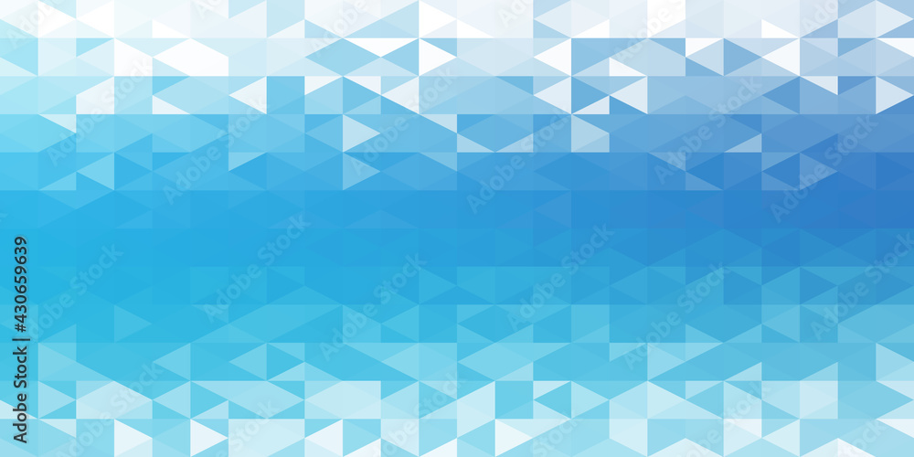Poster abstract image with texture of light, triangles.