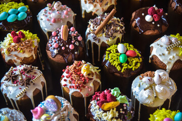 Festive Easter cake is very beautiful