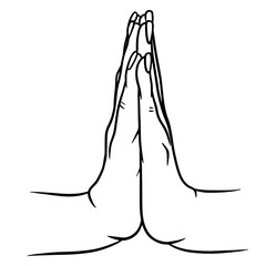 Hand gestures. Yoga gestures. Hands. Cartoon style.