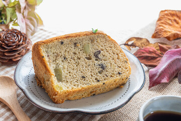 サツマイモのシフォンケーキ