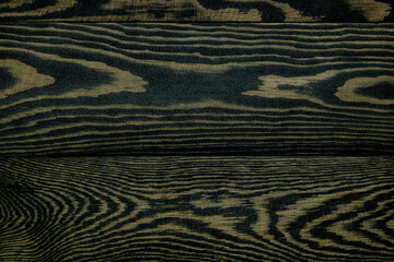 natural background of dark wooden planks with veins