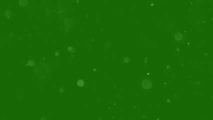 Dust Particles In Green Screen 