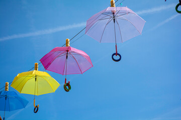 umbrella in the sky