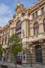Palacio Valdes Theater in the town of Avilés, in Asturias (Asturies) built by the architect Manuel...