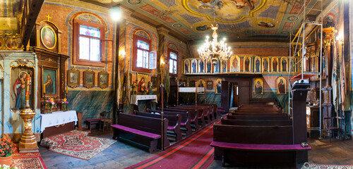 Cerkiew św. Paraskiewy obecnie kościół katolicki w Górzance, Bieszczady, Polska / 
St. Paraskiewy, currently a Catholic church in Górzanka, Bieszczady, Poland