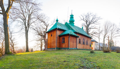 Cerkiew Soboru Najświętszej Maryi Panny w Hłomczy, Bieszczady, Polska / Orthodox church of the Cathedral of the Blessed Virgin Mary in Hłomcza, Bieszczady, Poland
