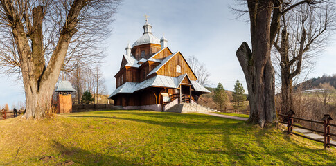 
Cerkiew świętego  Mikołaja w Hoszowie, Bieszczady, Polska / Saint Nicholas Orthodox Church in...