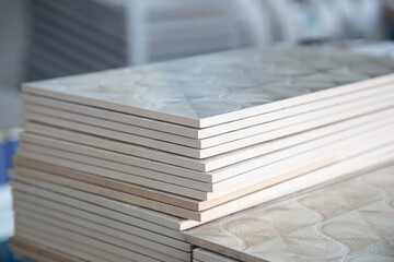 Ceramic tiles. A shop that sells ceramic tiles.