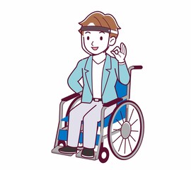 Young man with brown hair