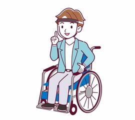 Young man with brown hair