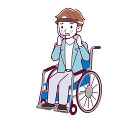 Young man with brown hair