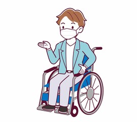 Young man with brown hair