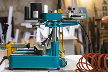 Drilling electric machine. Electric work machine in production