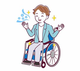 Young man with brown hair