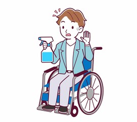 Young man with brown hair