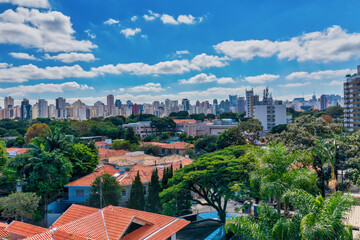 Fotos aereas de uma area nobre na cidade de São Paulo, Brasil © Marcos Kulenkampff