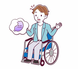 Young man with brown hair