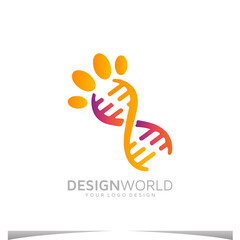 Pet Labs vector logo design template.