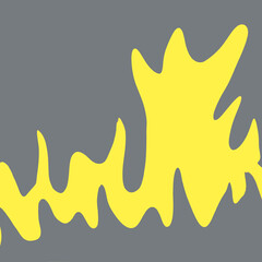 Trendy color liquify background. Ultimate gray and Illuminating-colors of the year 2021.Is great for fabric, tiles, wallpaper. 