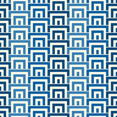 Geometric seamless pattern. Geo print. Arcs, brackets motif. Oriental ornamental background. Ancient mosaic wallpaper