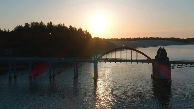 Florence Bridge near sunset