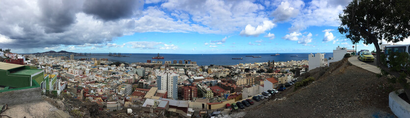Fototapeta na wymiar panoramic view of the Canary Islands