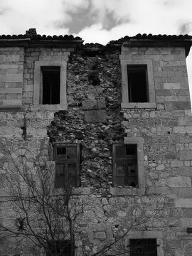 A deserted old villa in Pej Kosova