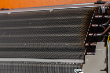 Aluminum fins of condenser for air conditioner