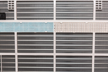 Aluminum fins of condenser for air conditioner