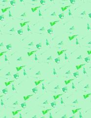 Fototapeta na wymiar 背景素材 三角　キラキラ　緑