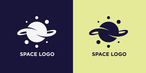 vector Illustration graphic of abstract planet logo design template illustration.