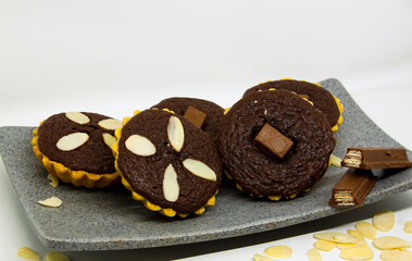 chocolate chip cookies on plate