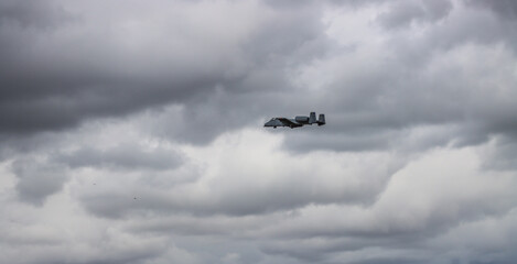 airplane in the sky