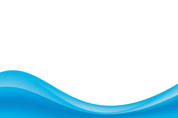 Abstract Smooth Blue Wavy Background Design Template Vector, Professional Fresh Blue Mesh Gradient Element with Copy Space for Text
