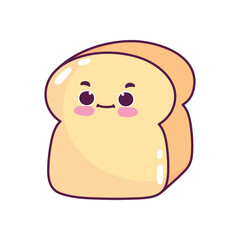 cute cartoon bread