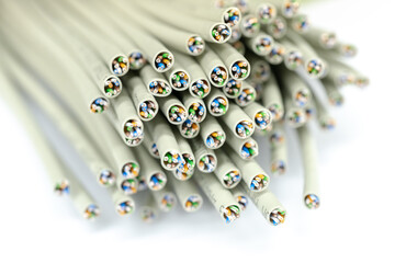 【電線加工】加工中の電線【工業】