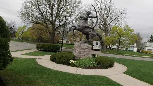 Statue Of Greece Centaur Presented By Charles Rumsey To Buffalo History Museum