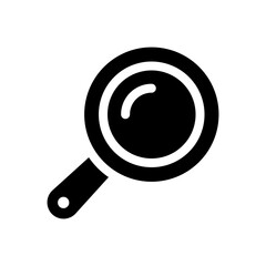 frying pan icon, cooking, kitchen utensil vector
