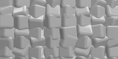 Fototapeta premium Cube Abstract background 3d illustration